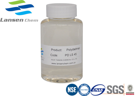Coagulante de Polydadmac das indústrias do índice contínuo 39%-41% de In Textile Colorless do agente de fixação