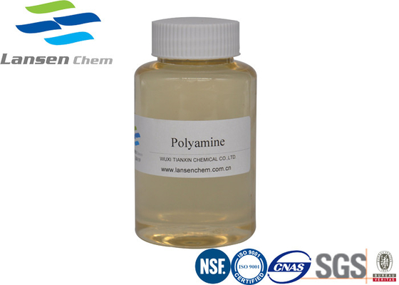 Claro - floculante líquido amarelo da água de esgoto do tratamento de águas residuais da purificação do floculante da poliamina