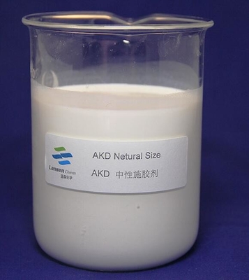 Fatura de papel Akd aditivo valor de PH Alkyl 2-4 da emulsão do dímero do Ketene índice contínuo 10±0.5/15±0.5/20±0.5