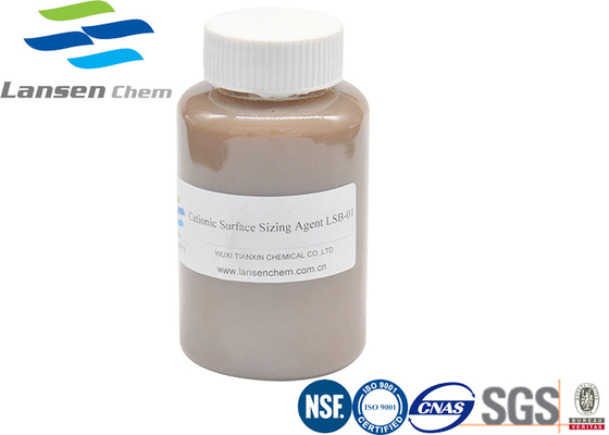 Temperatura de armazenamento de superfície Cationic 4 do PH 2-4 do papel do cartão do agente de cola - 30℃
