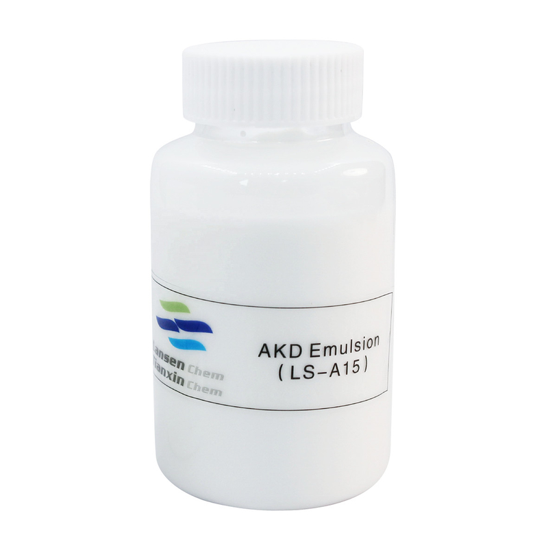 Agente de dimensionamento interno de celulose Fabricação de papel Auxílio químico Alquilo ceteno dimer AKD Emulsão de dimensionamento neutro