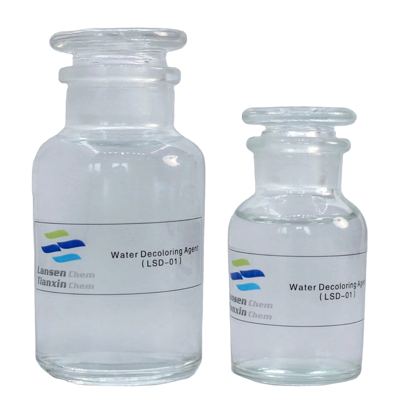 Produtos químicos descolorentes de corantes de resíduos PolyDCD Cationic Copolymer Decoloring Agent