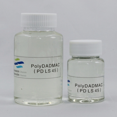 Polímero de dadmac líquido 40% Polydadmac Coagulante de amónio Polímero de coagulantes orgânicos poliDCD aplicações de filtragem