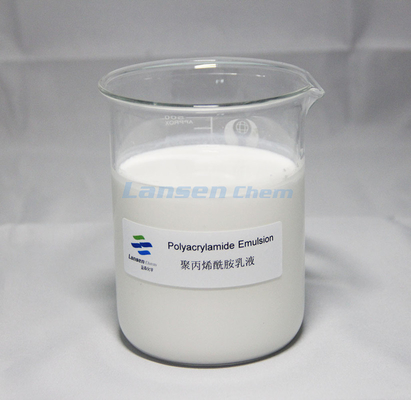 Polyacrylamide PAM Emulsion Ore Dressing Additives do auxílio da retenção da fatura de papel