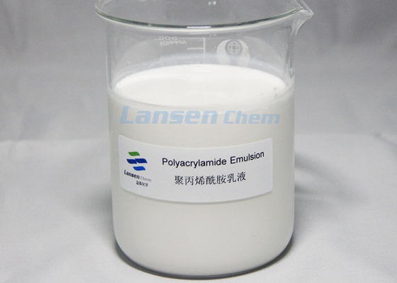 Polyacrylamide PAM Emulsion Ore Dressing Additives do auxílio da retenção da fatura de papel