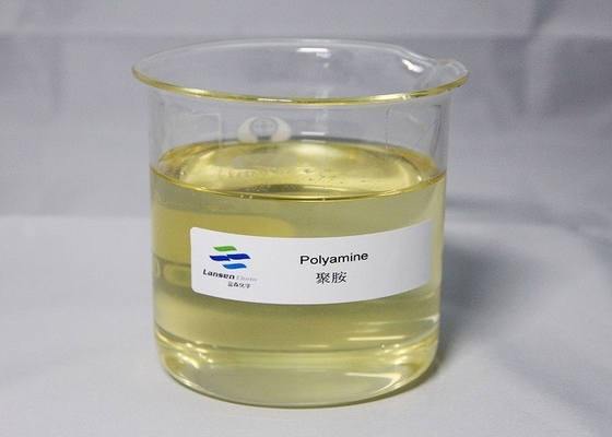 Floculante amarelo Cationic da poliamina do polímero 50% de Cas No 42751-79-1 do amônio quaternário