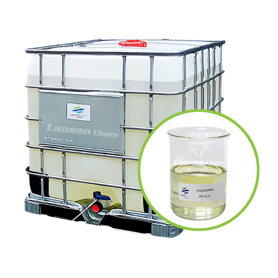 Eco-friendly Flocculant Liquid Polydadmac Polymer como agente fixador livre de formaldeído na Indústria Exile