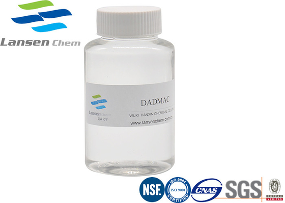 Tratamento da água Dimethyl da água de esgoto do desperdício do cloreto de amônio DADMAC do produto químico 65% Diallyl de DADMAC