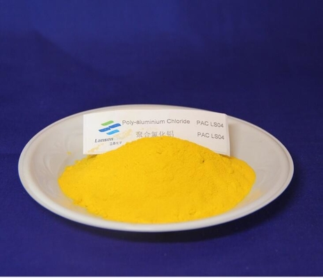 Coagulante amarelo do cloreto do Polyaluminium do PAC do pó para o produto químico do purificador da água