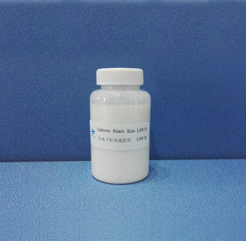 Sal de amônio quaternário Cationic da resina do PH 2-4 de superfície da emulsão de Paper Making White do agente de cola LSR-35