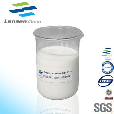 Floculante PAM For Coal Washing da mineração do auxílio do filtro da retenção da emulsão do Polyacrylamide