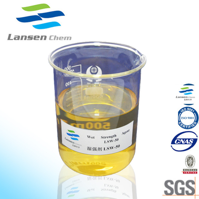 Indústria líquida transparente Flex Rate da fabricação de papel de Chemical Light Yellow do agente da força molhada