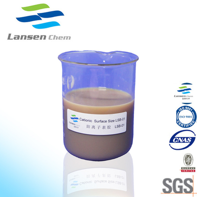 Armazenamento de superfície Cationic do PH 2-4 de Cardboard Papermaking do agente de execução sob medida do sal de amônio quaternário