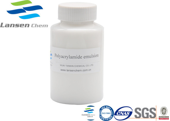 Tratamento da água Cationic dos agentes de Pam Polyacrylamide Emulsion Textile Auxiliary