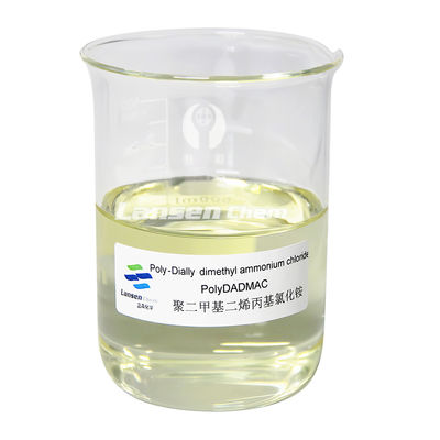 Polydadmac Coagulante Cloreto de Dimetil Amónio polidialmente em barricas de plástico de 210 kg, IBCs de 1100 kg e sacos de papel Kraft de 20 kg para tratamento de água