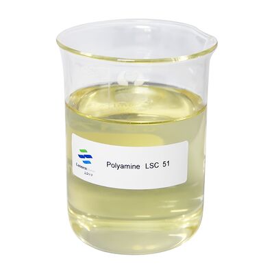 Floculante de poliamina com 50% de teor sólido para clarificação de águas de alto peso molecular no tratamento de águas residuais de campos petrolíferos