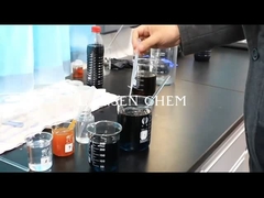 Ranja testes do agente decoloring da água