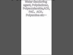 Produtos químicos para tratamento de águas